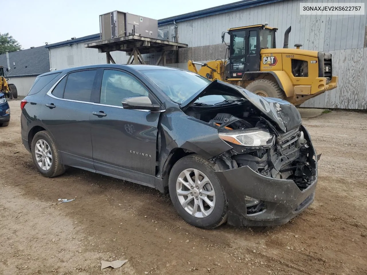 2019 Chevrolet Equinox Lt VIN: 3GNAXJEV2KS622757 Lot: 65818294