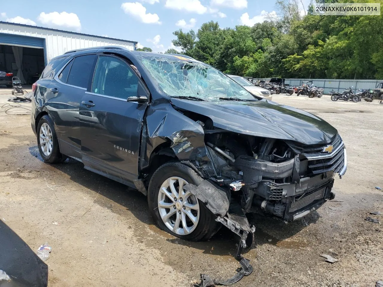 2GNAXKEV0K6101914 2019 Chevrolet Equinox Lt