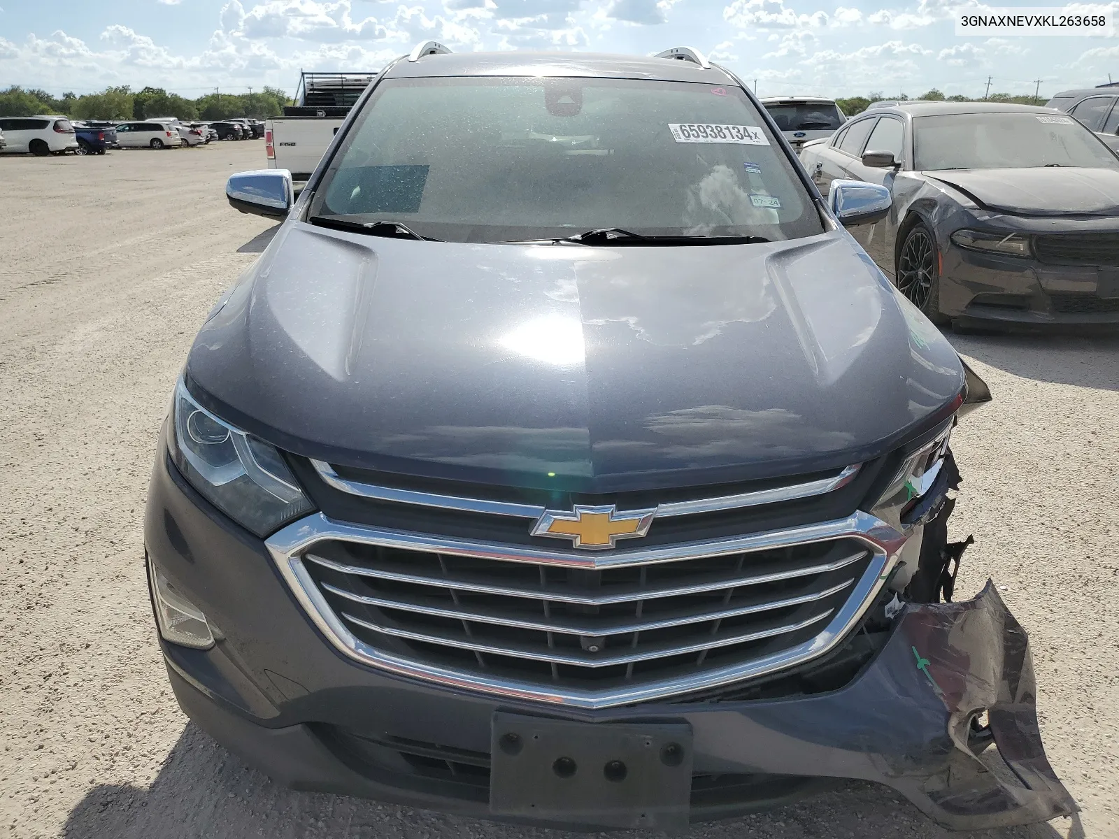 2019 Chevrolet Equinox Premier VIN: 3GNAXNEVXKL263658 Lot: 65938134