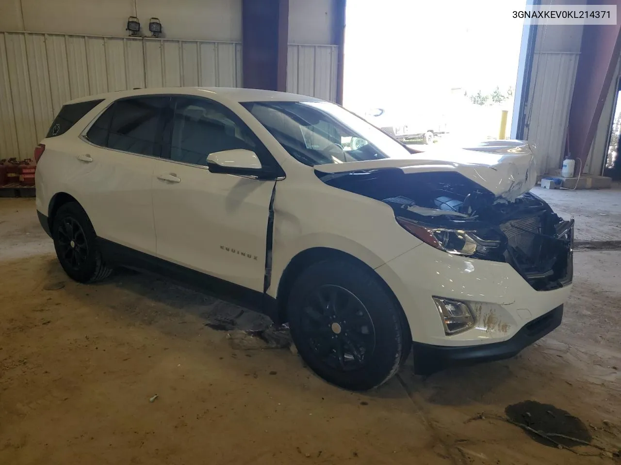 2019 Chevrolet Equinox Lt VIN: 3GNAXKEV0KL214371 Lot: 66172544