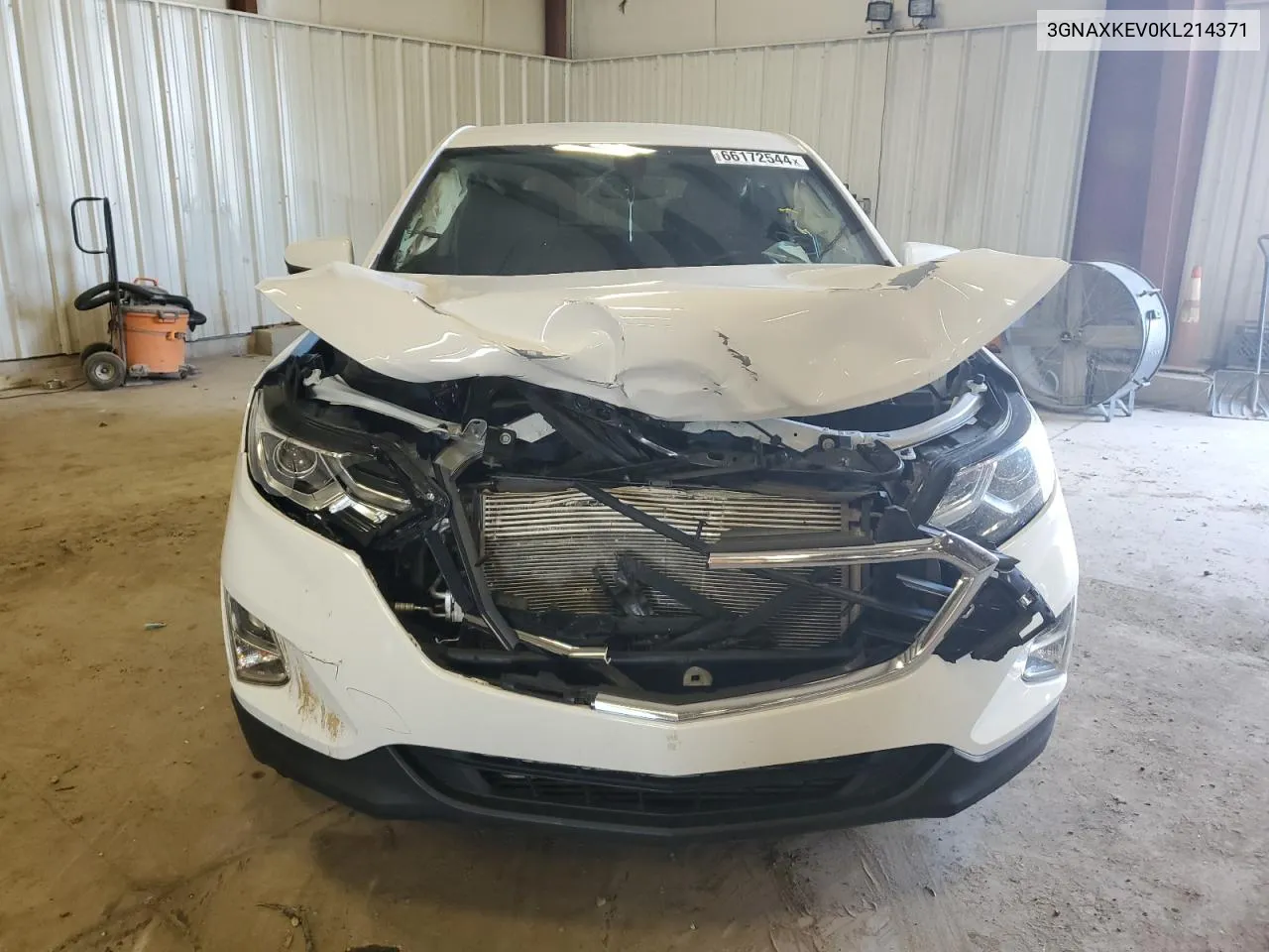 2019 Chevrolet Equinox Lt VIN: 3GNAXKEV0KL214371 Lot: 66172544