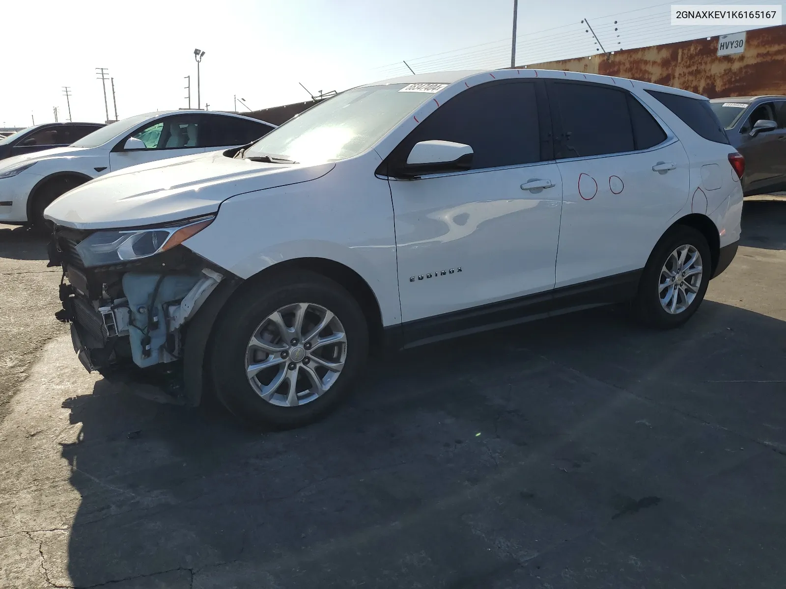 2019 Chevrolet Equinox Lt VIN: 2GNAXKEV1K6165167 Lot: 66347404