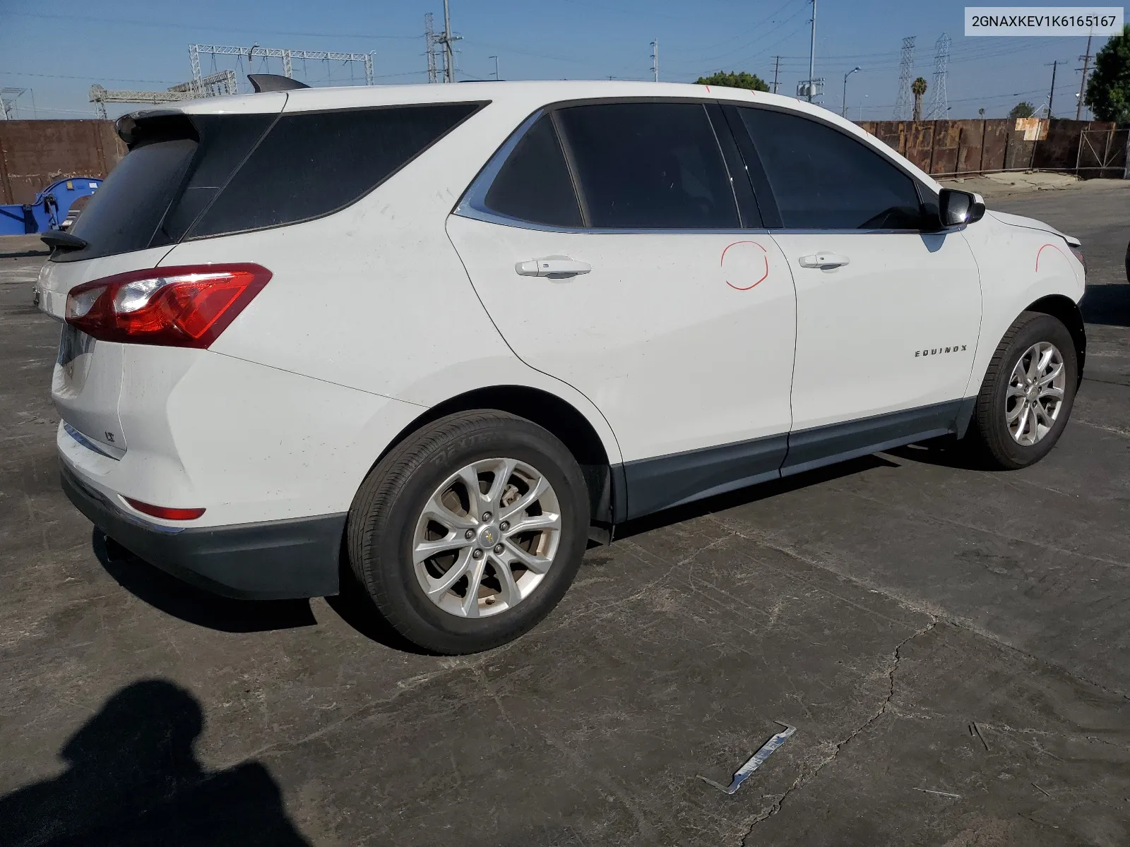 2019 Chevrolet Equinox Lt VIN: 2GNAXKEV1K6165167 Lot: 66347404