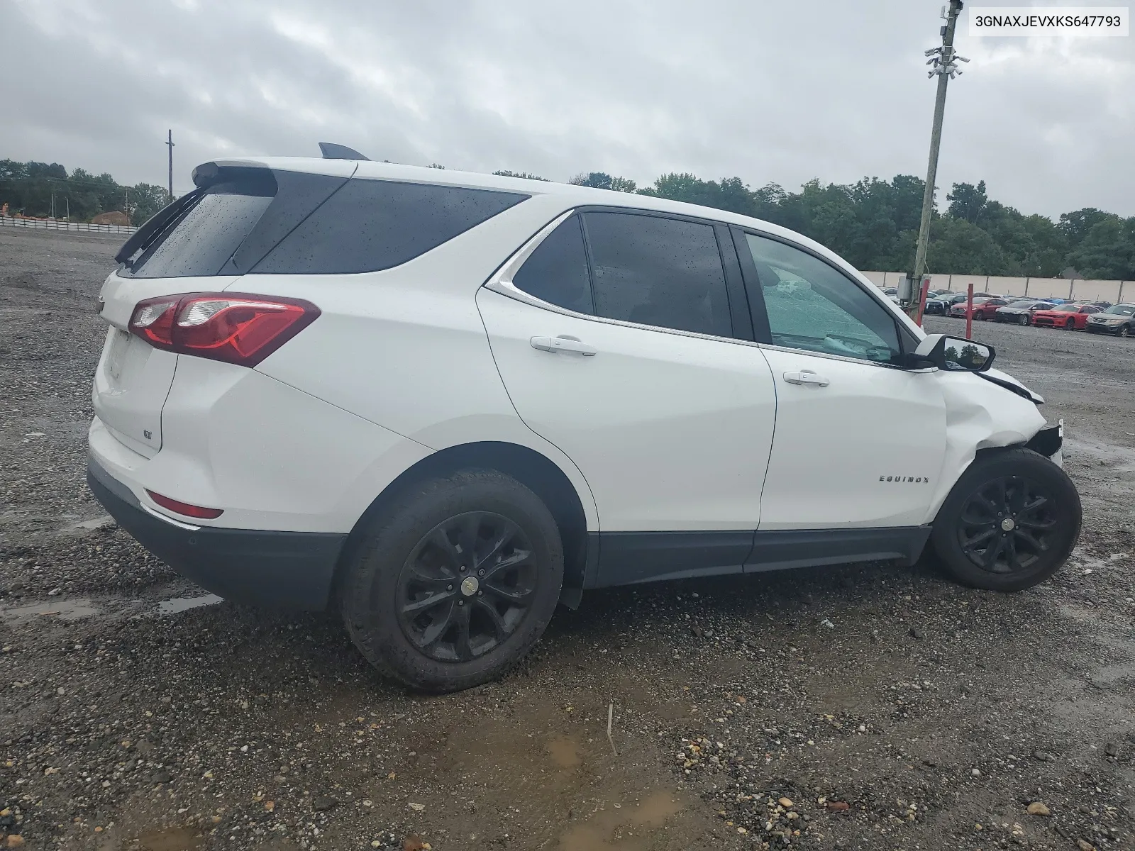 2019 Chevrolet Equinox Lt VIN: 3GNAXJEVXKS647793 Lot: 66362314