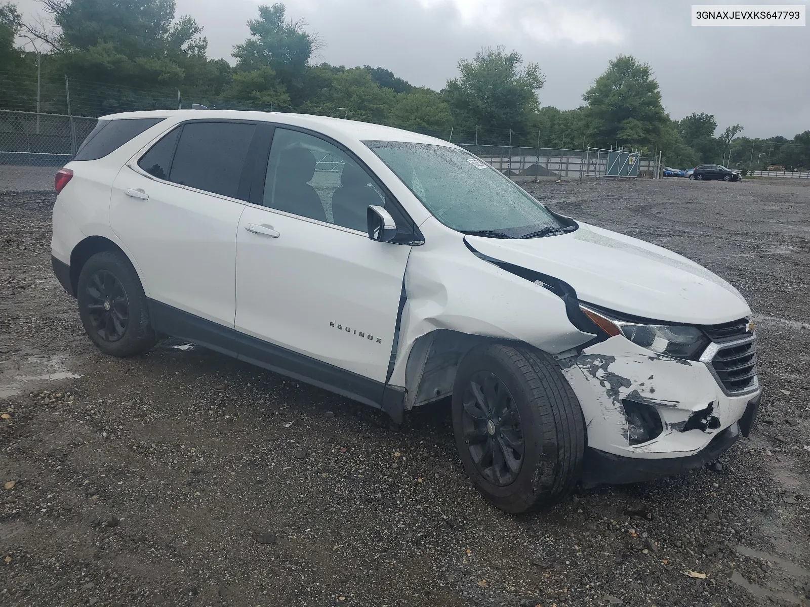 2019 Chevrolet Equinox Lt VIN: 3GNAXJEVXKS647793 Lot: 66362314