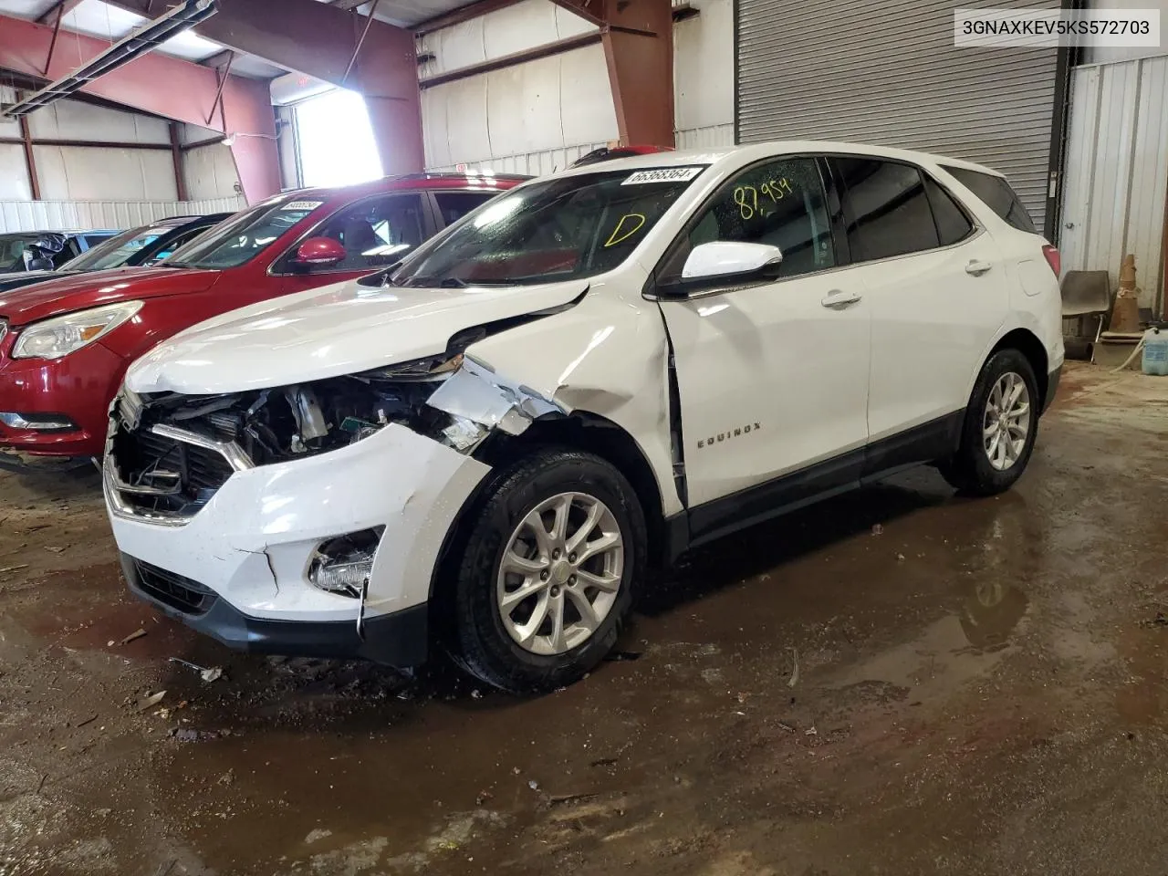 2019 Chevrolet Equinox Lt VIN: 3GNAXKEV5KS572703 Lot: 66368364