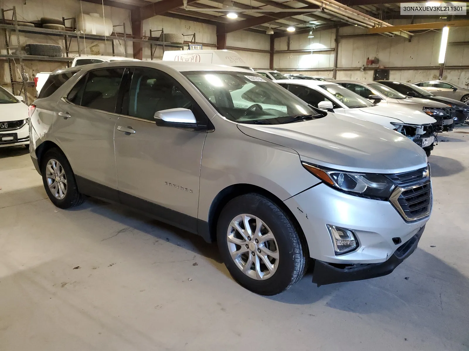 2019 Chevrolet Equinox Lt VIN: 3GNAXUEV3KL211301 Lot: 66413134