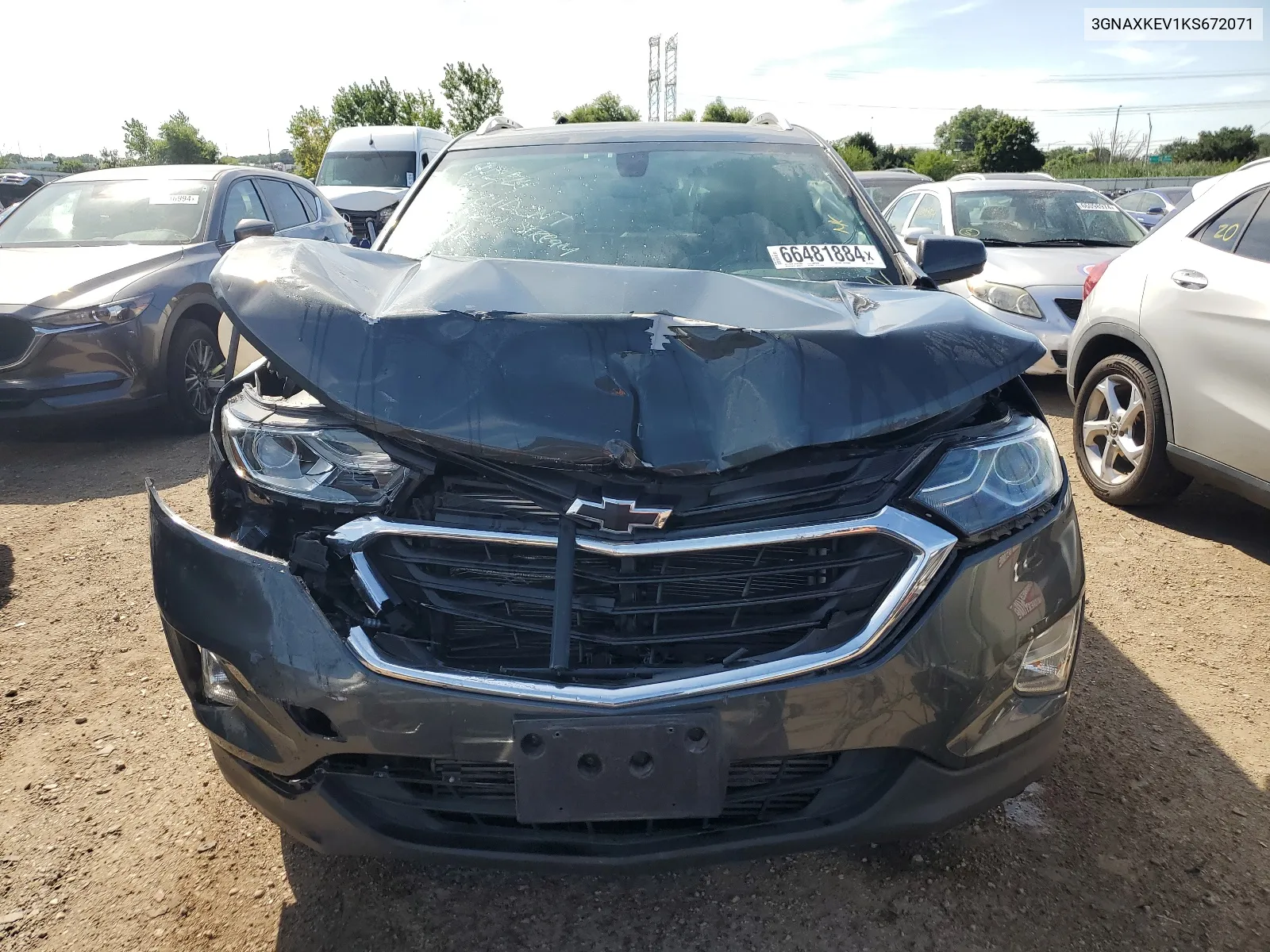 3GNAXKEV1KS672071 2019 Chevrolet Equinox Lt