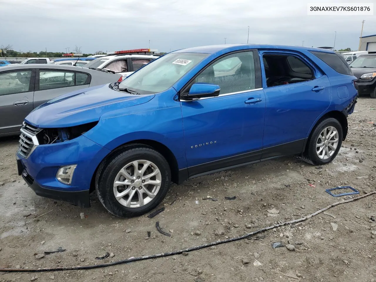 2019 Chevrolet Equinox Lt VIN: 3GNAXKEV7KS601876 Lot: 66586094