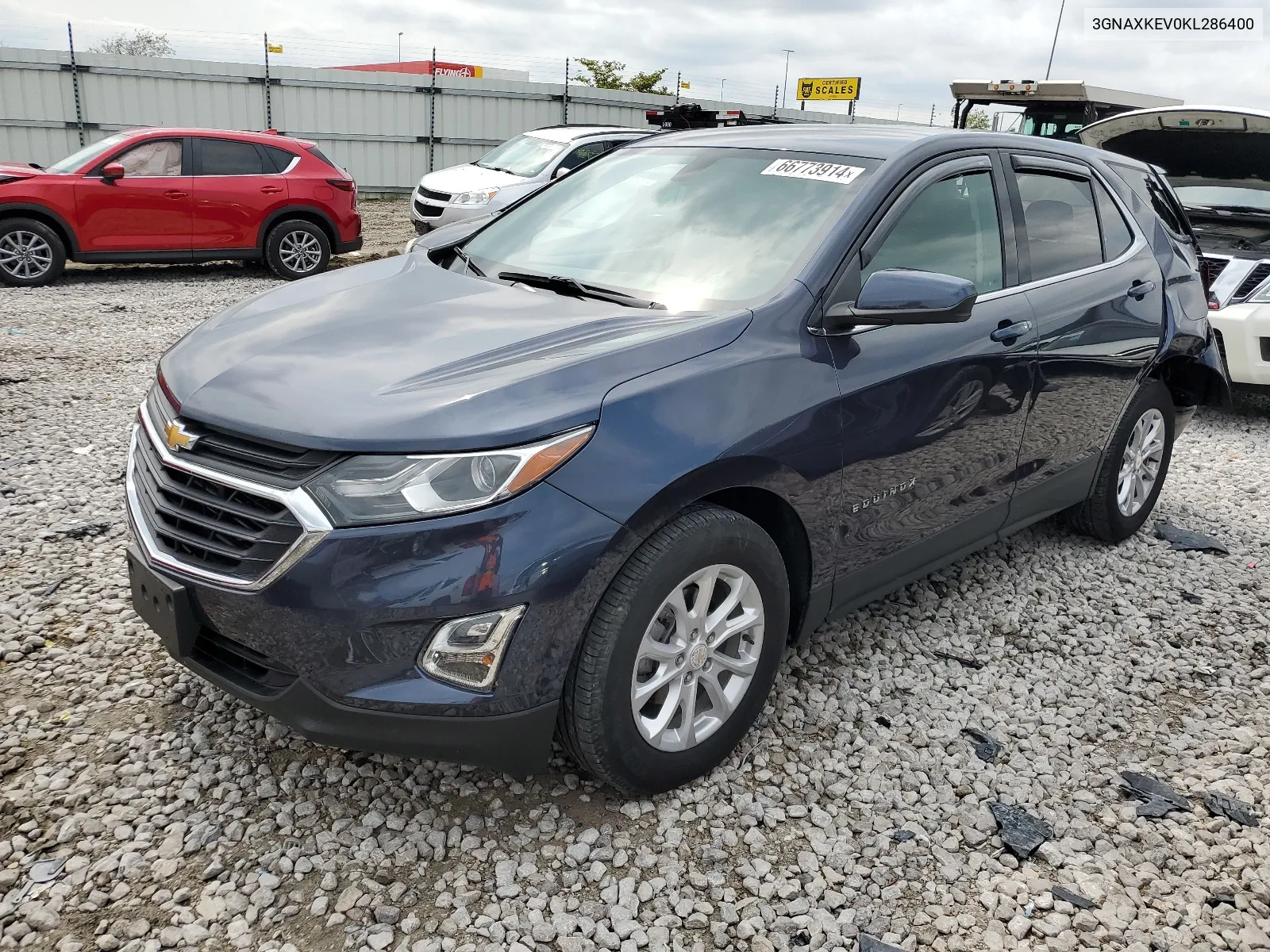 3GNAXKEV0KL286400 2019 Chevrolet Equinox Lt