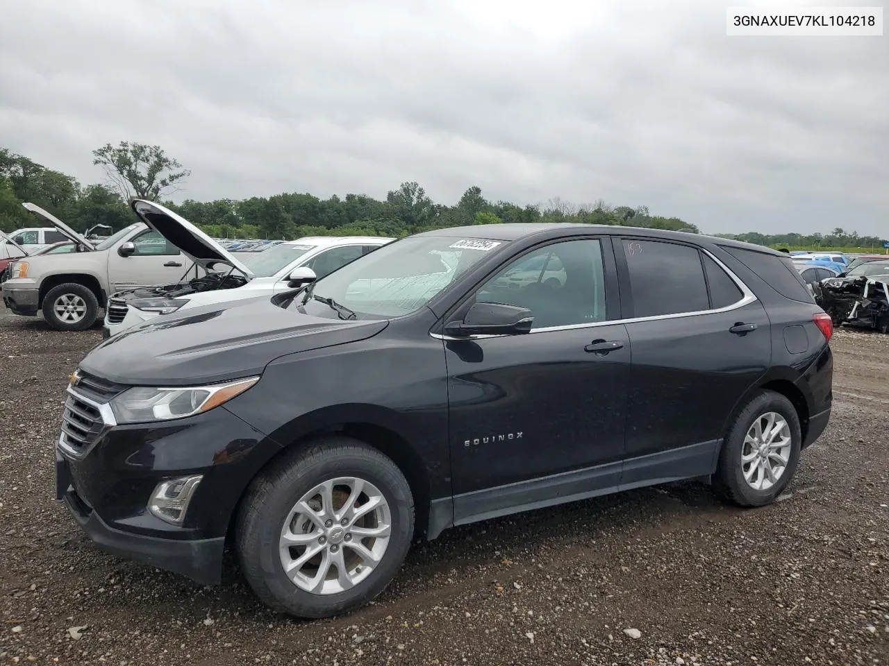 2019 Chevrolet Equinox Lt VIN: 3GNAXUEV7KL104218 Lot: 66782254