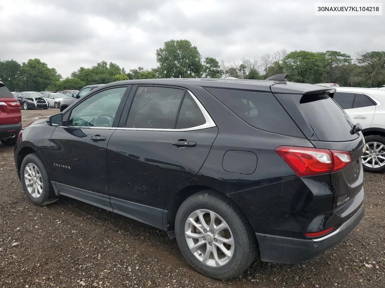 2019 Chevrolet Equinox Lt VIN: 3GNAXUEV7KL104218 Lot: 66782254