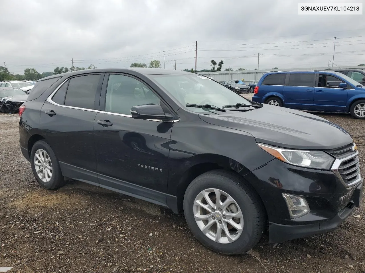 2019 Chevrolet Equinox Lt VIN: 3GNAXUEV7KL104218 Lot: 66782254