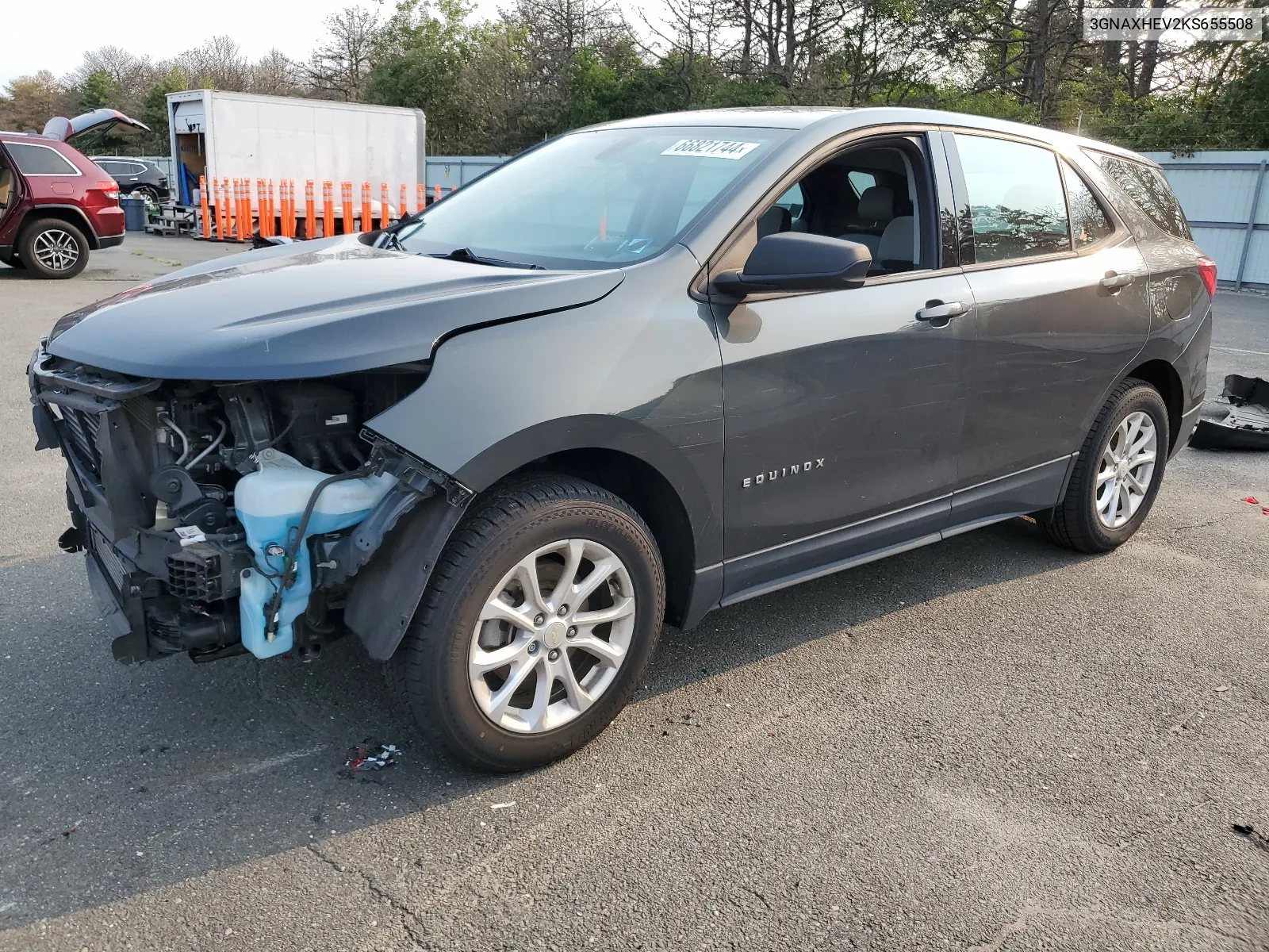 2019 Chevrolet Equinox Ls VIN: 3GNAXHEV2KS655508 Lot: 66821744