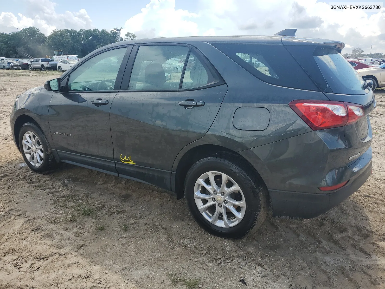 2019 Chevrolet Equinox Ls VIN: 3GNAXHEVXKS663730 Lot: 66955574