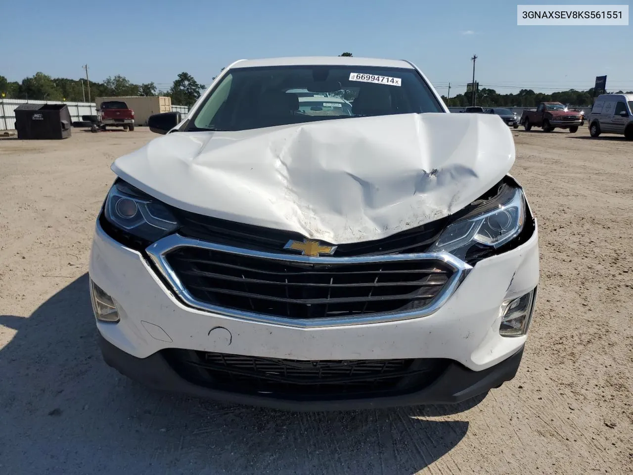 2019 Chevrolet Equinox Ls VIN: 3GNAXSEV8KS561551 Lot: 66994714