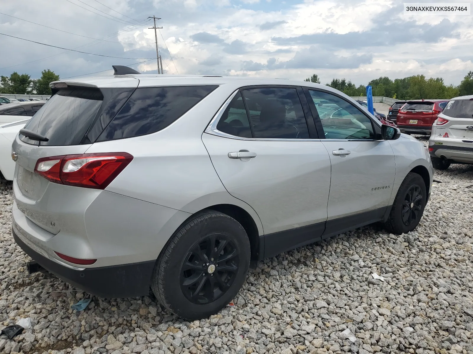 2019 Chevrolet Equinox Lt VIN: 3GNAXKEVXKS567464 Lot: 67025774