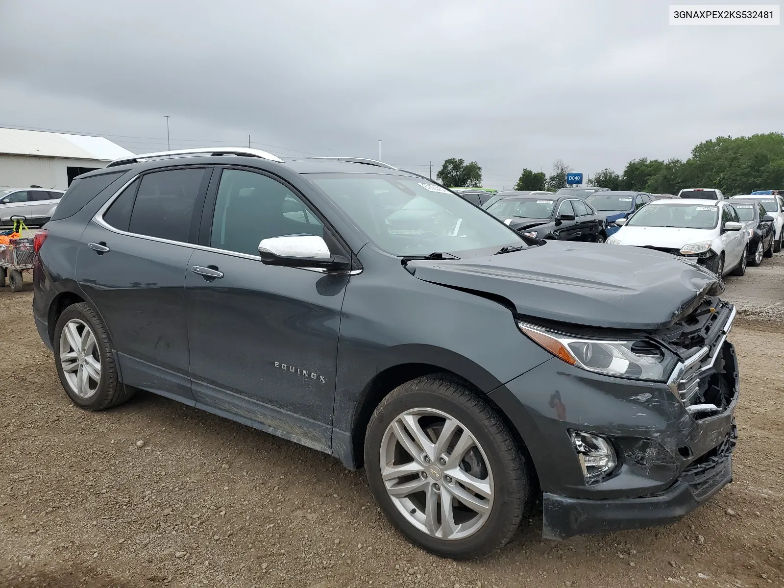 2019 Chevrolet Equinox Premier VIN: 3GNAXPEX2KS532481 Lot: 67035454