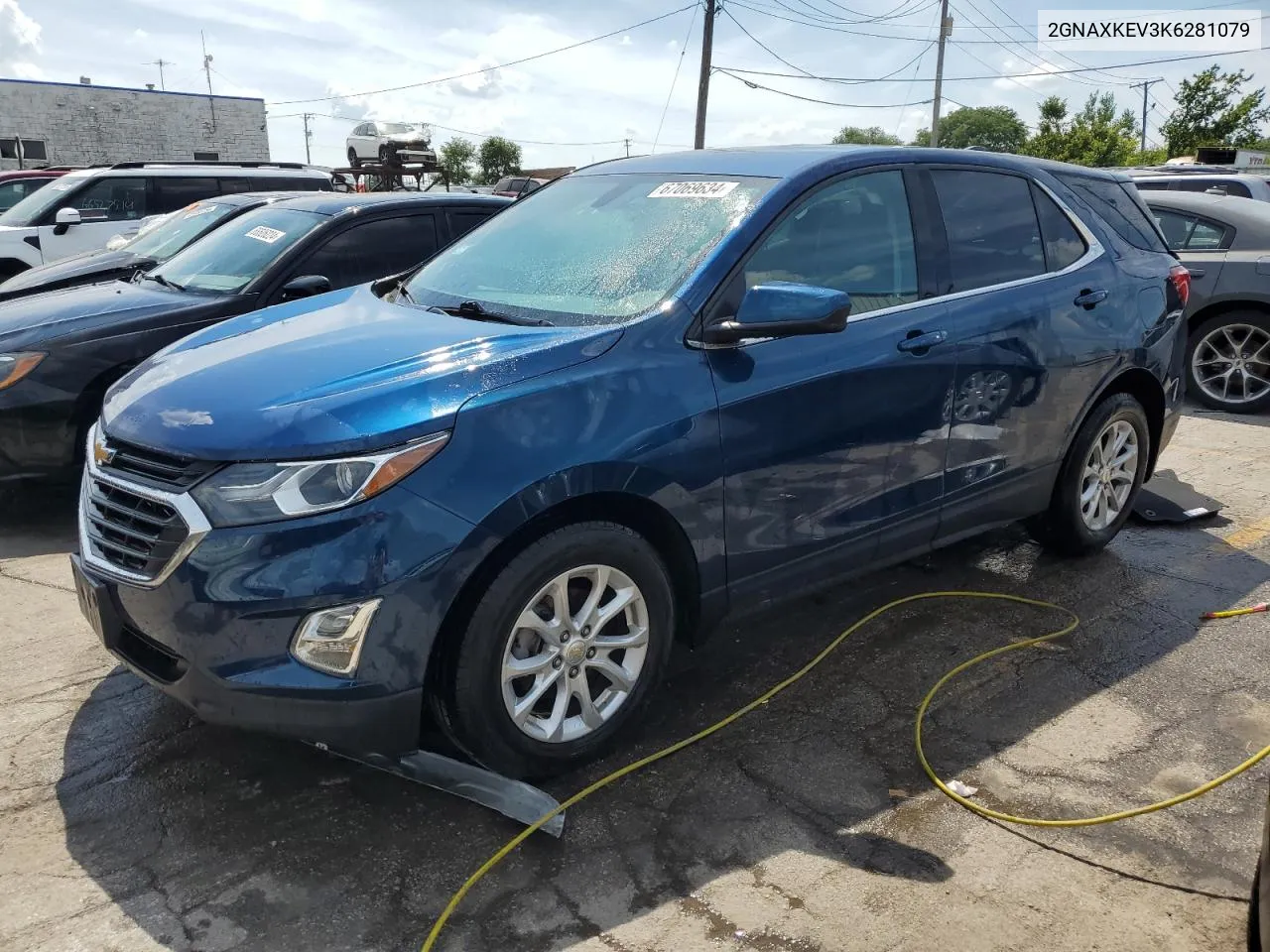 2019 Chevrolet Equinox Lt VIN: 2GNAXKEV3K6281079 Lot: 67069634