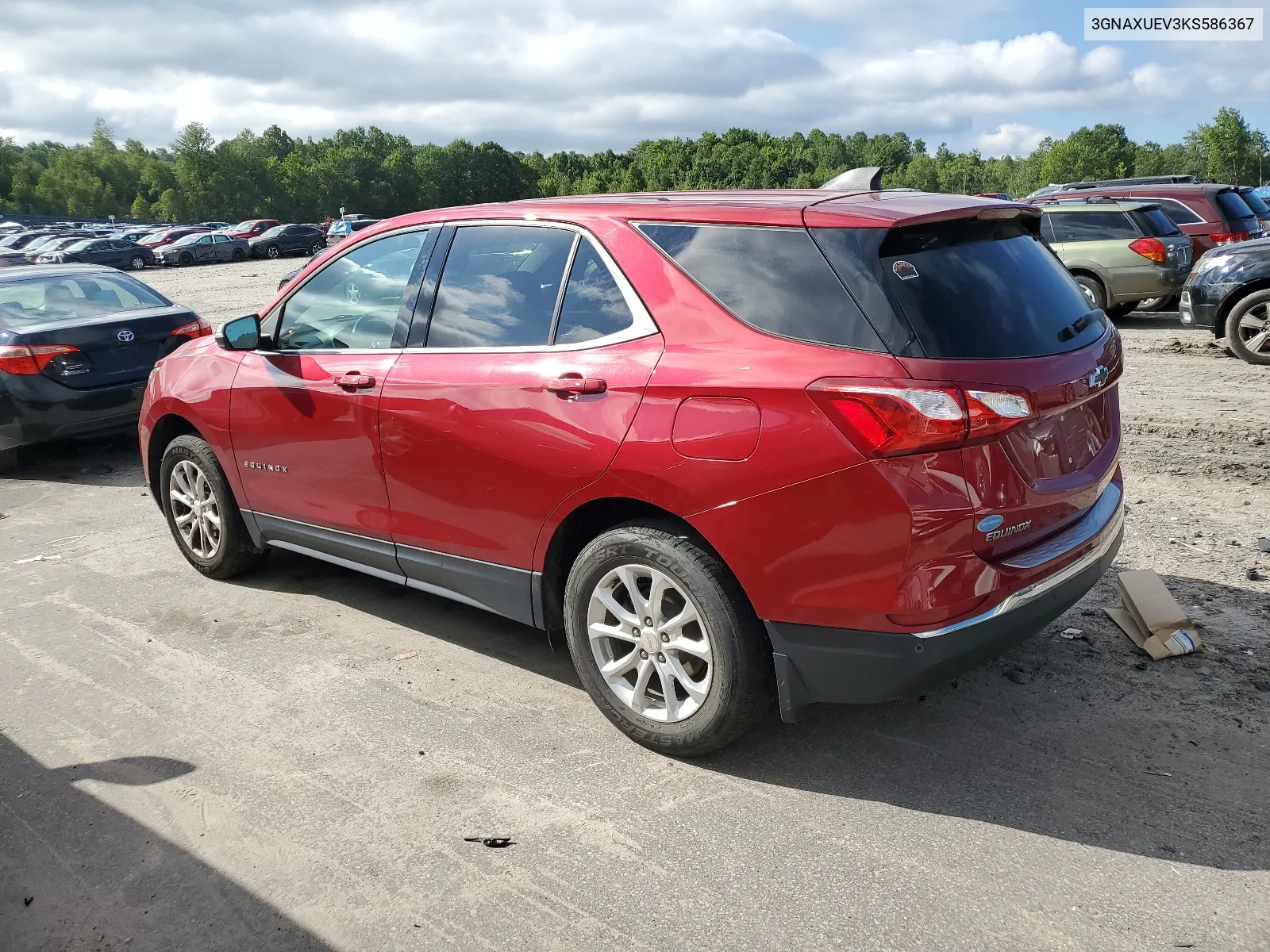 2019 Chevrolet Equinox Lt VIN: 3GNAXUEV3KS586367 Lot: 67086794