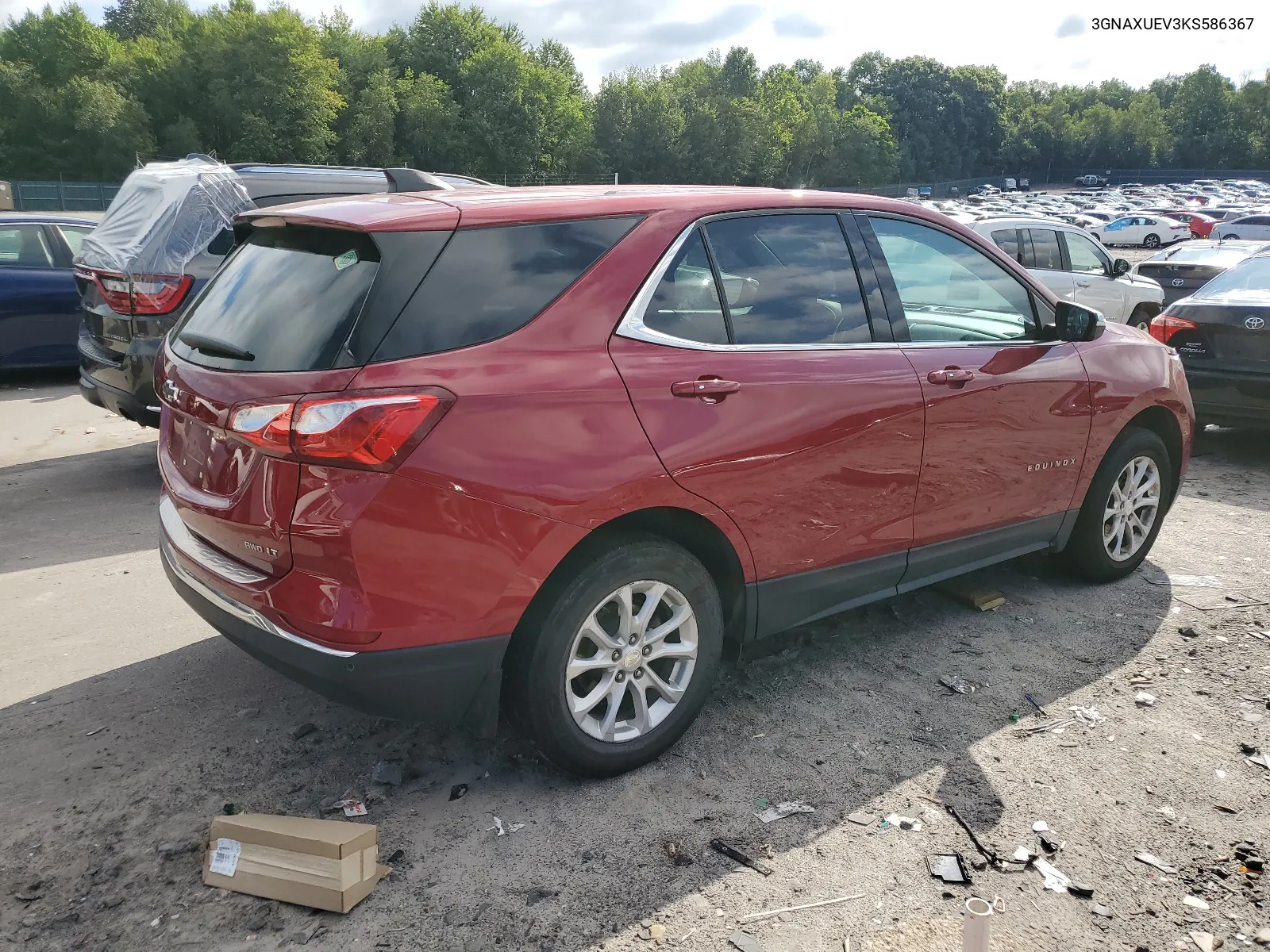 3GNAXUEV3KS586367 2019 Chevrolet Equinox Lt