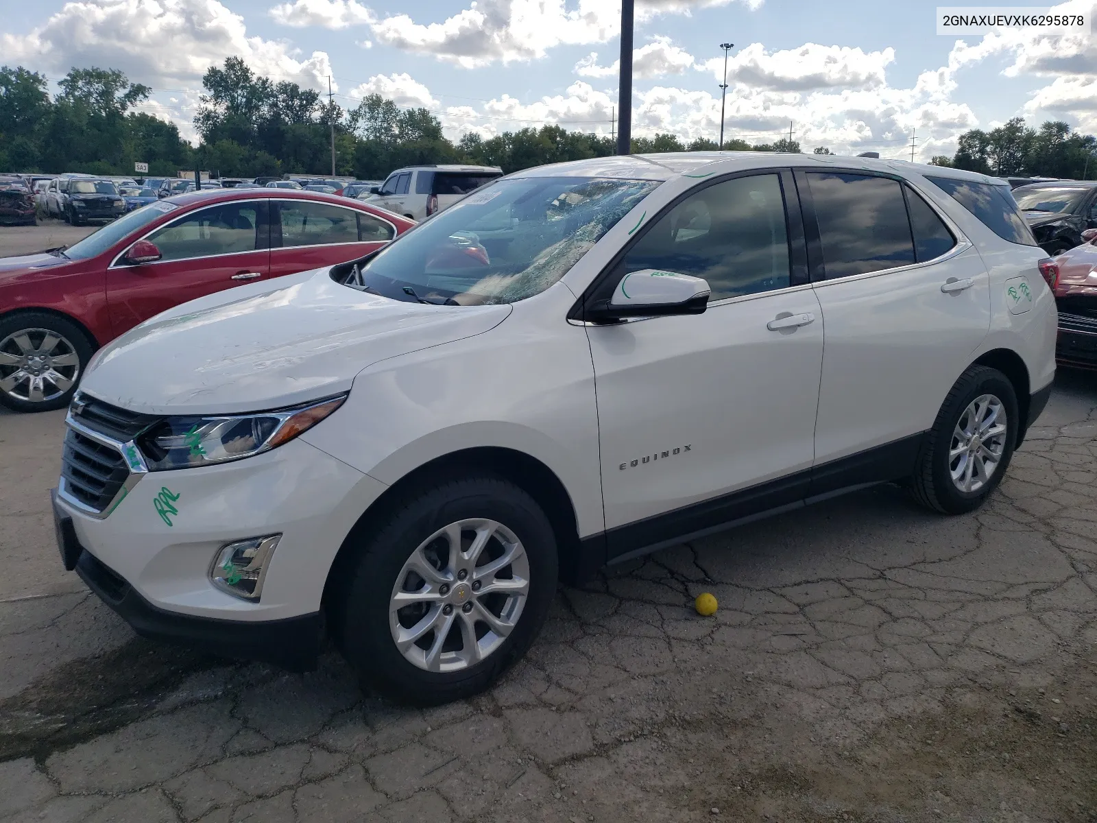 2019 Chevrolet Equinox Lt VIN: 2GNAXUEVXK6295878 Lot: 67115804