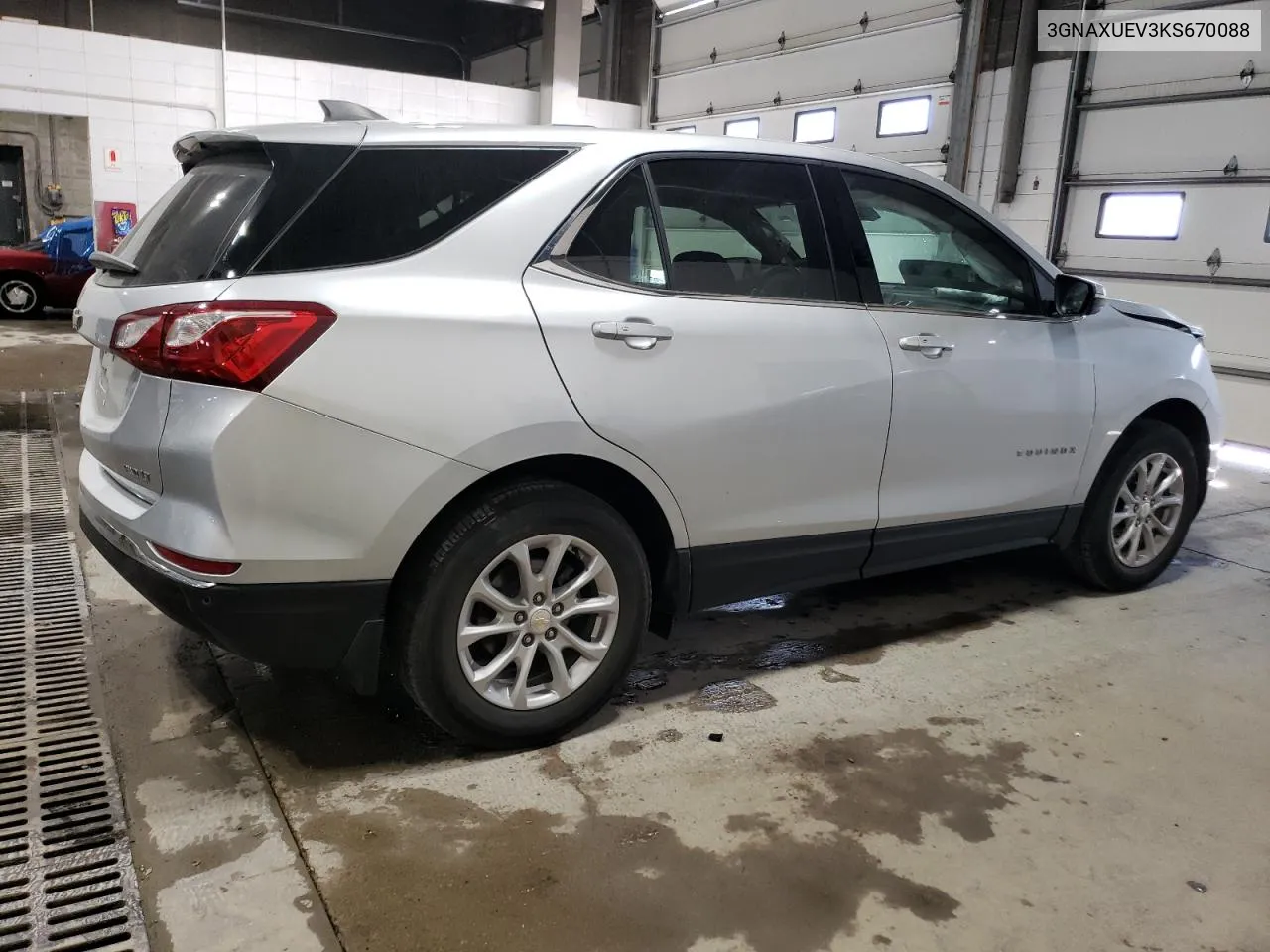 3GNAXUEV3KS670088 2019 Chevrolet Equinox Lt