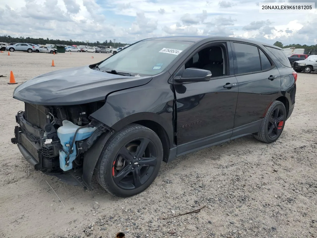 2019 Chevrolet Equinox Lt VIN: 2GNAXLEX9K6181205 Lot: 67549524