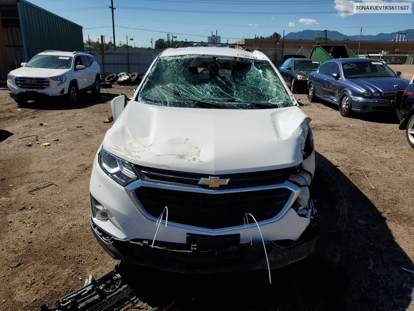 2019 Chevrolet Equinox Lt VIN: 3GNAXUEV1KS611637 Lot: 67580194