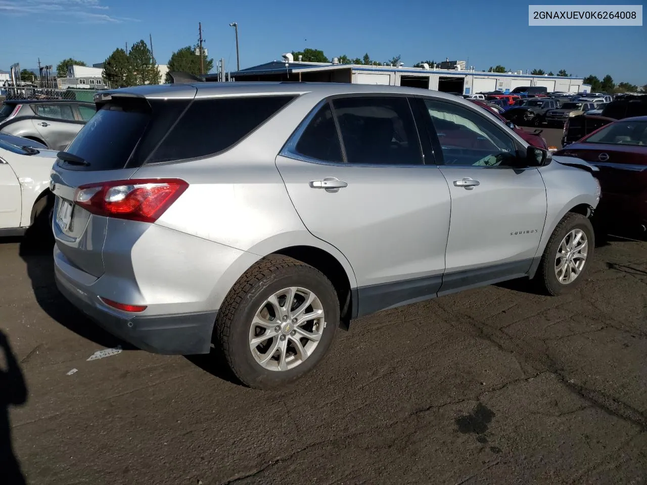 2019 Chevrolet Equinox Lt VIN: 2GNAXUEV0K6264008 Lot: 67582624