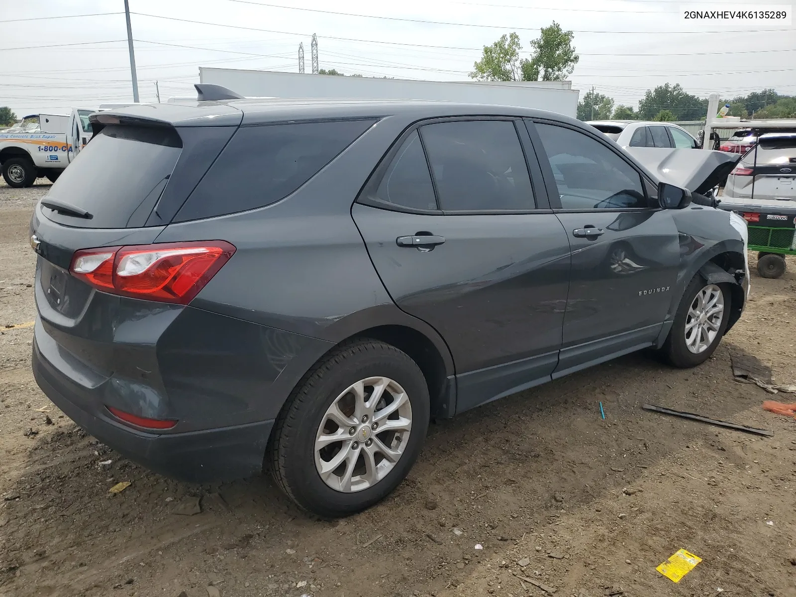 2019 Chevrolet Equinox Ls VIN: 2GNAXHEV4K6135289 Lot: 67633674