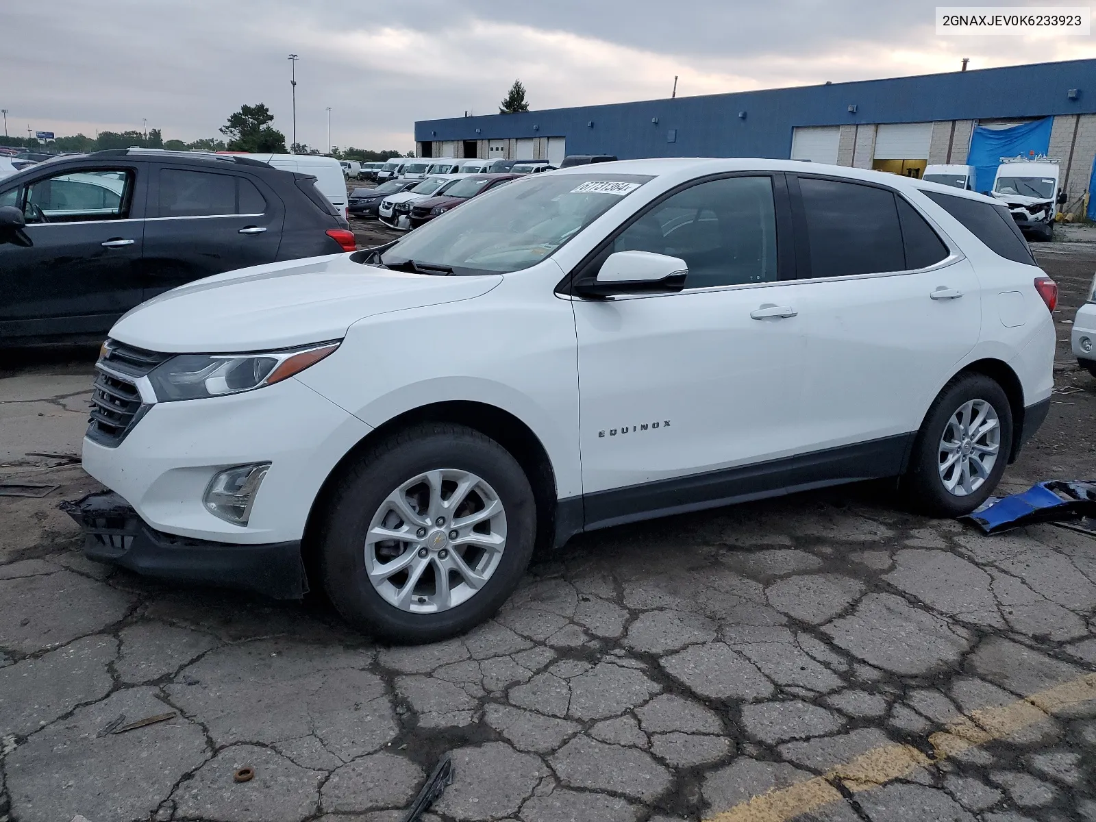 2019 Chevrolet Equinox Lt VIN: 2GNAXJEV0K6233923 Lot: 67731364