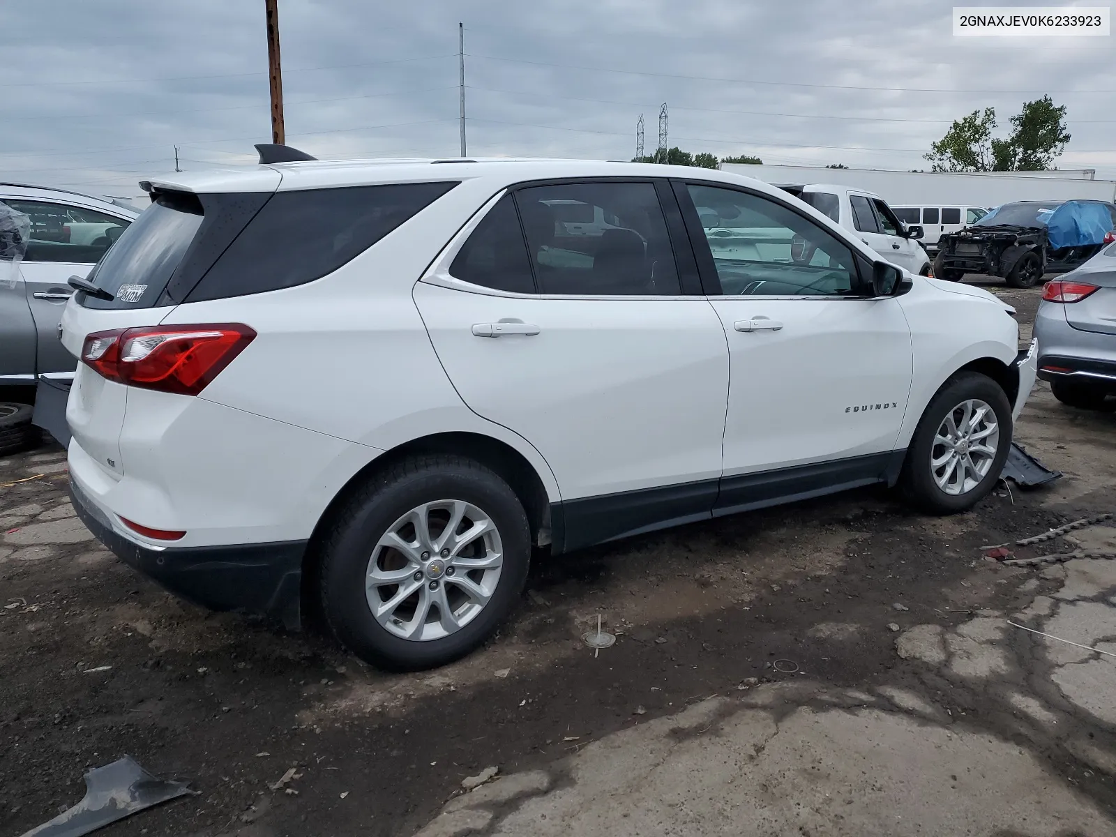 2019 Chevrolet Equinox Lt VIN: 2GNAXJEV0K6233923 Lot: 67731364