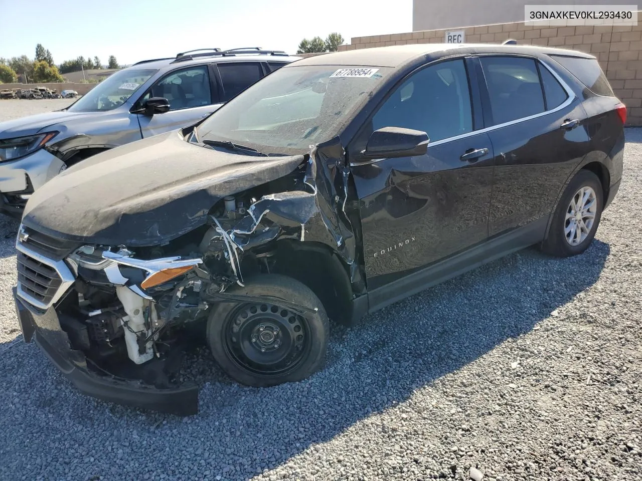 2019 Chevrolet Equinox Lt VIN: 3GNAXKEV0KL293430 Lot: 67788954