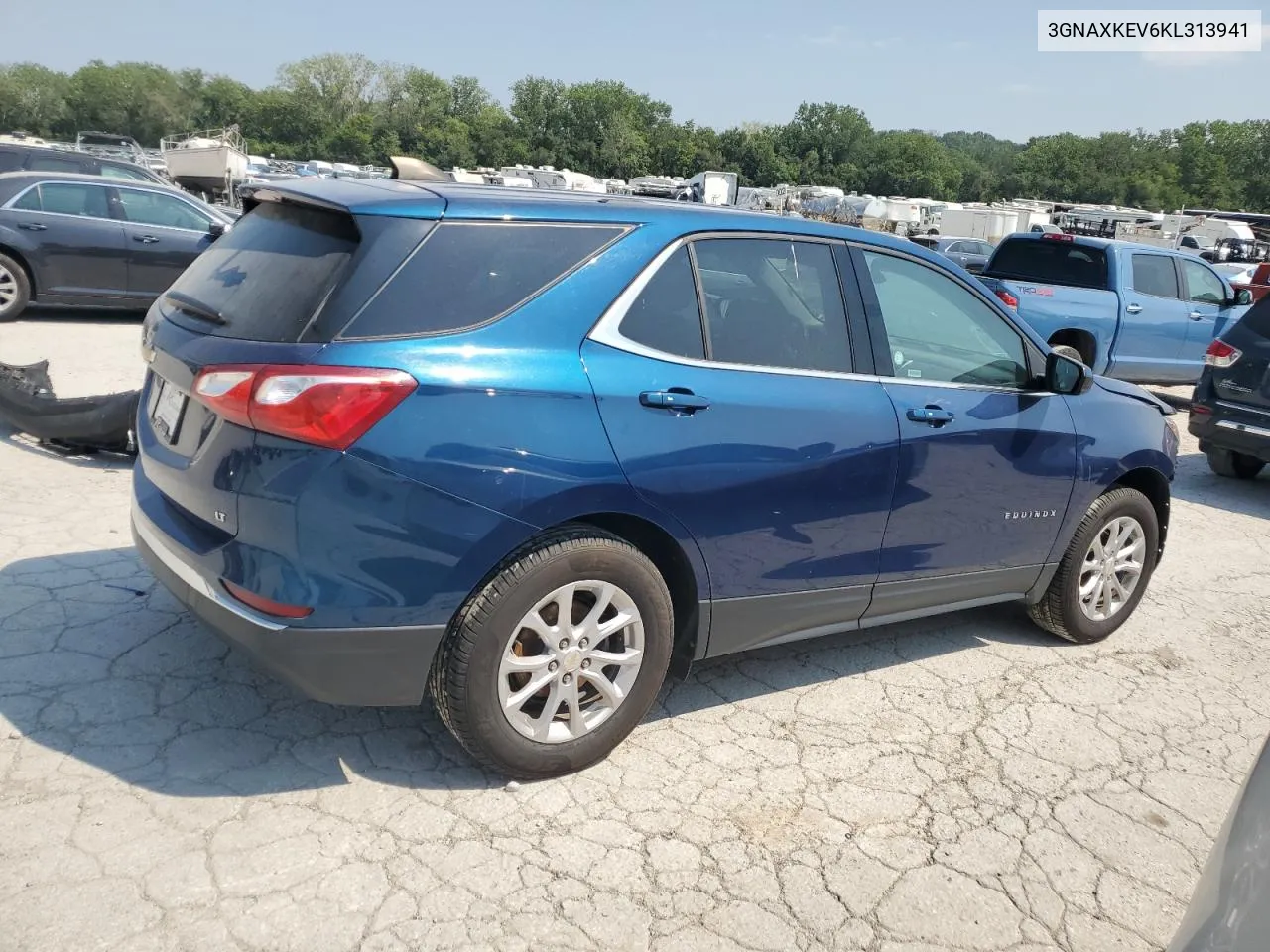 2019 Chevrolet Equinox Lt VIN: 3GNAXKEV6KL313941 Lot: 67871234