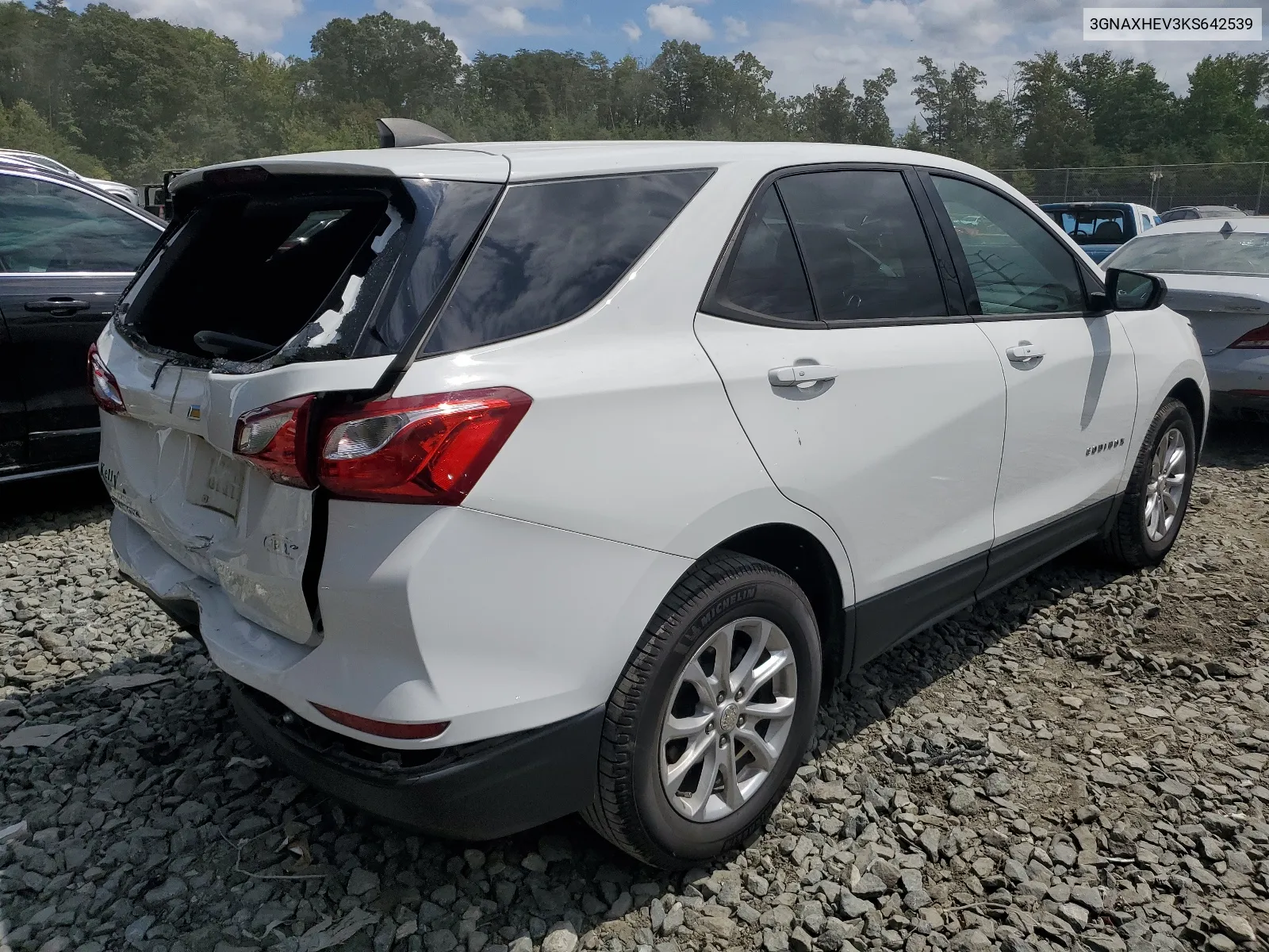 2019 Chevrolet Equinox Ls VIN: 3GNAXHEV3KS642539 Lot: 67912044