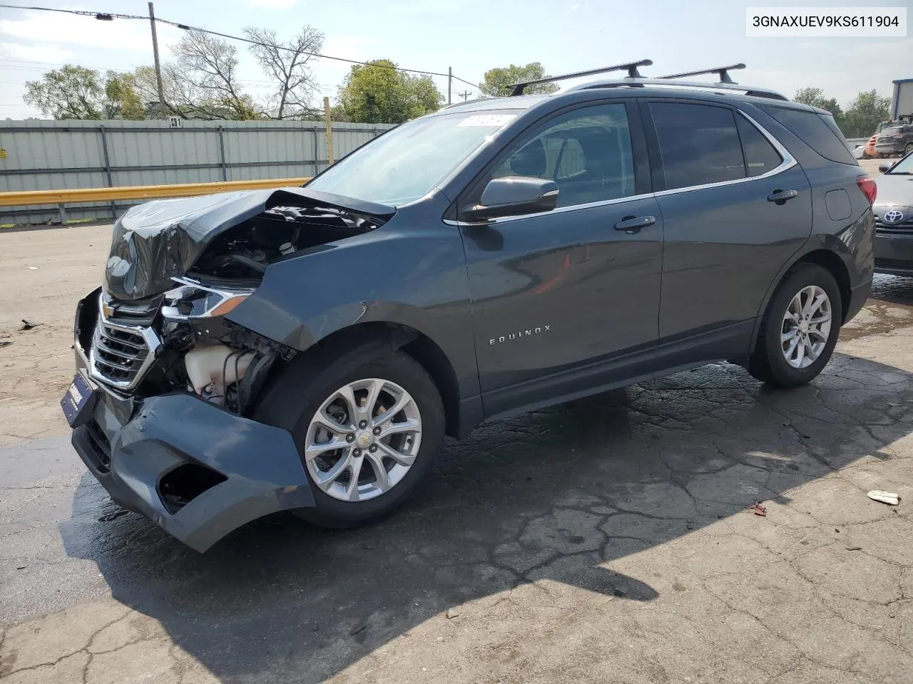 2019 Chevrolet Equinox Lt VIN: 3GNAXUEV9KS611904 Lot: 67912874