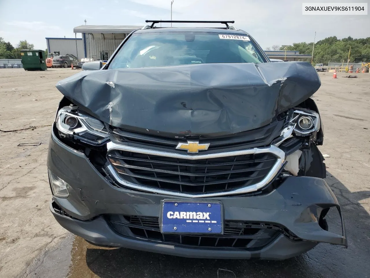 2019 Chevrolet Equinox Lt VIN: 3GNAXUEV9KS611904 Lot: 67912874