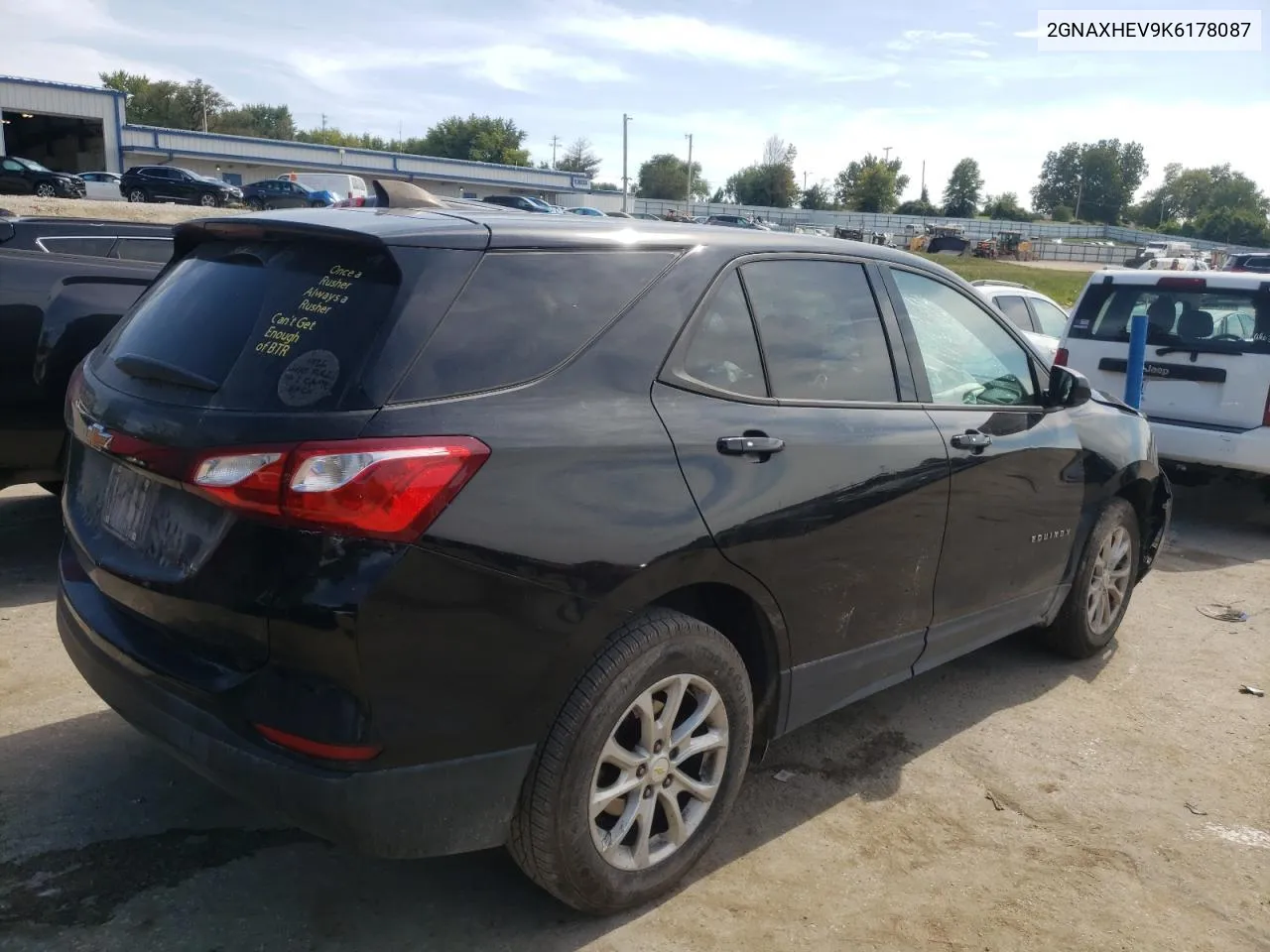 2019 Chevrolet Equinox Ls VIN: 2GNAXHEV9K6178087 Lot: 68034304