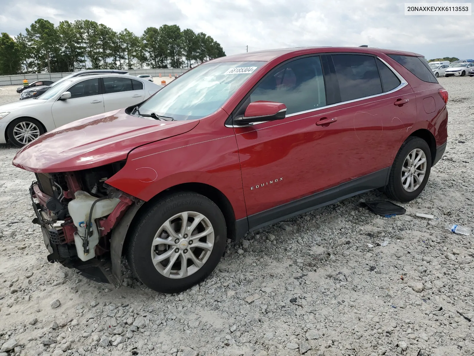 2019 Chevrolet Equinox Lt VIN: 2GNAXKEVXK6113553 Lot: 68185304