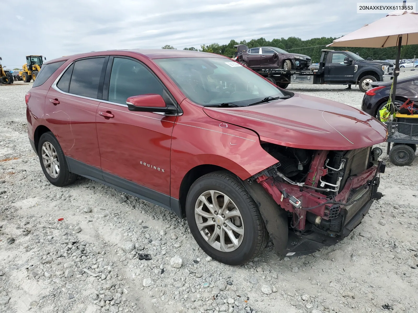 2019 Chevrolet Equinox Lt VIN: 2GNAXKEVXK6113553 Lot: 68185304