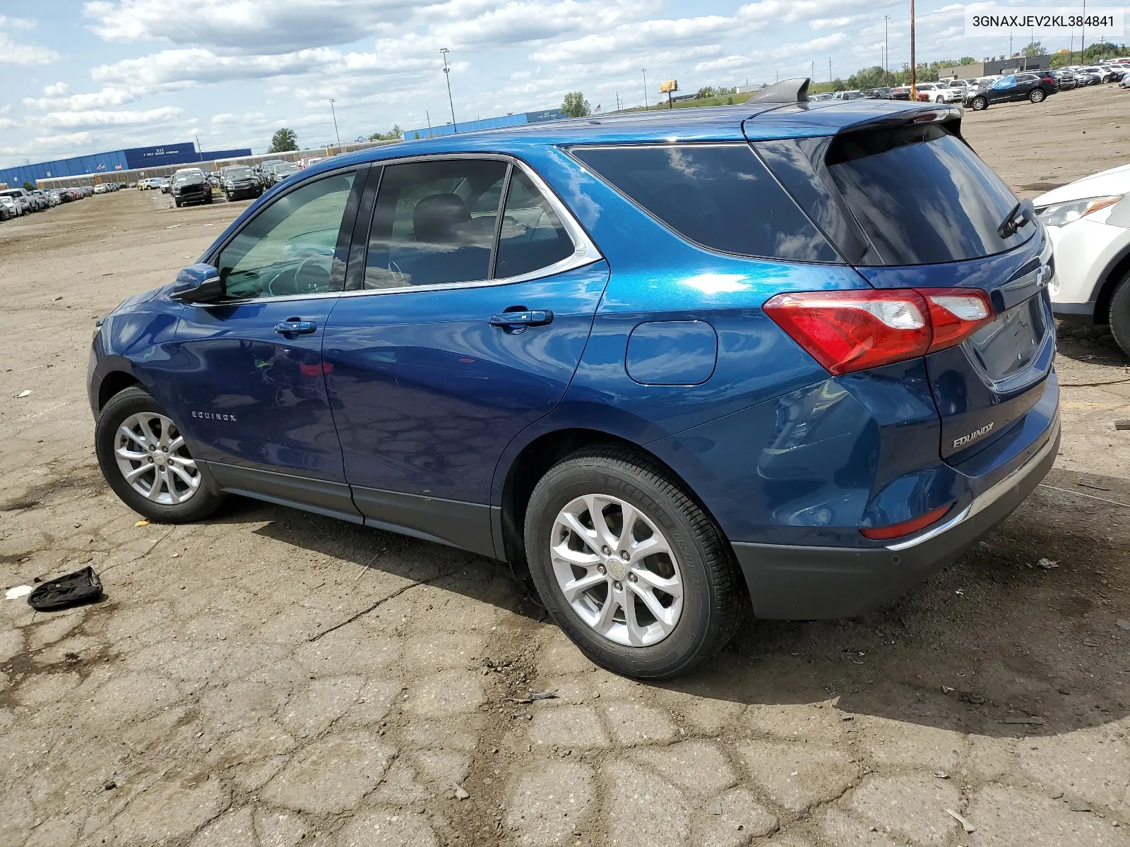 2019 Chevrolet Equinox Lt VIN: 3GNAXJEV2KL384841 Lot: 68269634