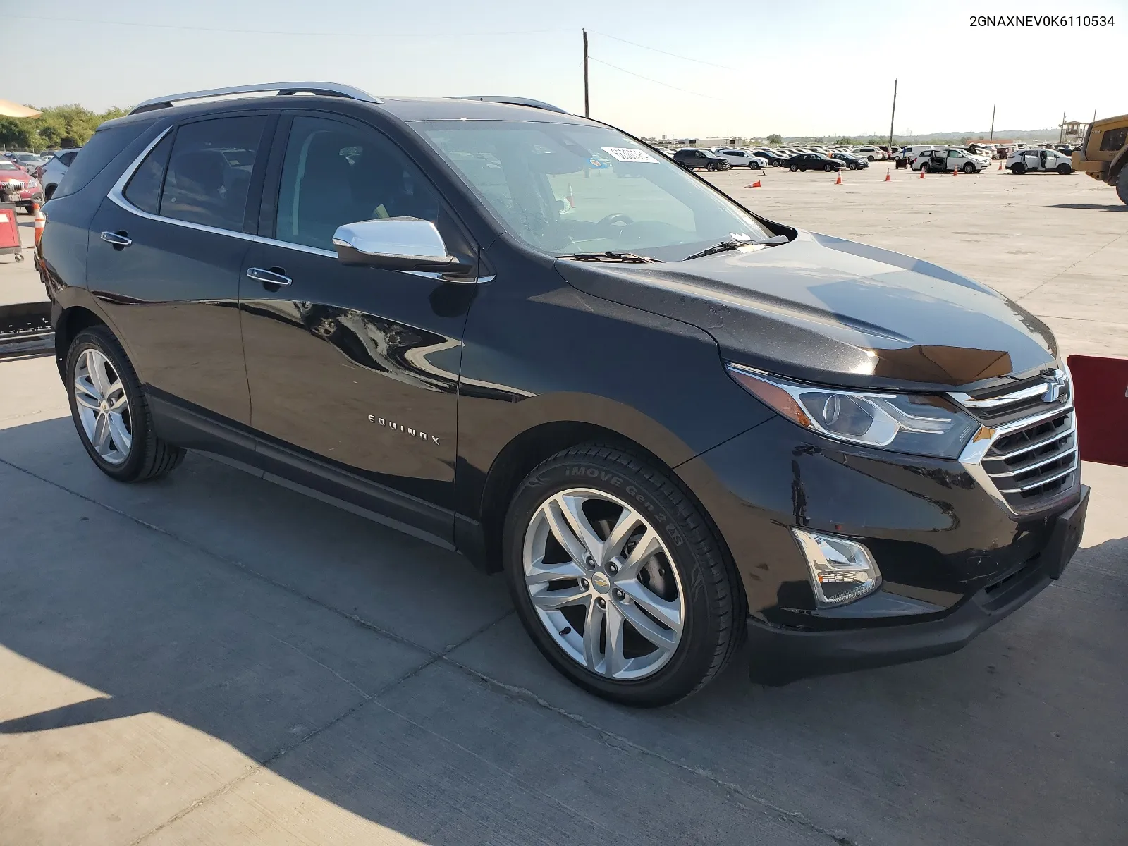 2GNAXNEV0K6110534 2019 Chevrolet Equinox Premier