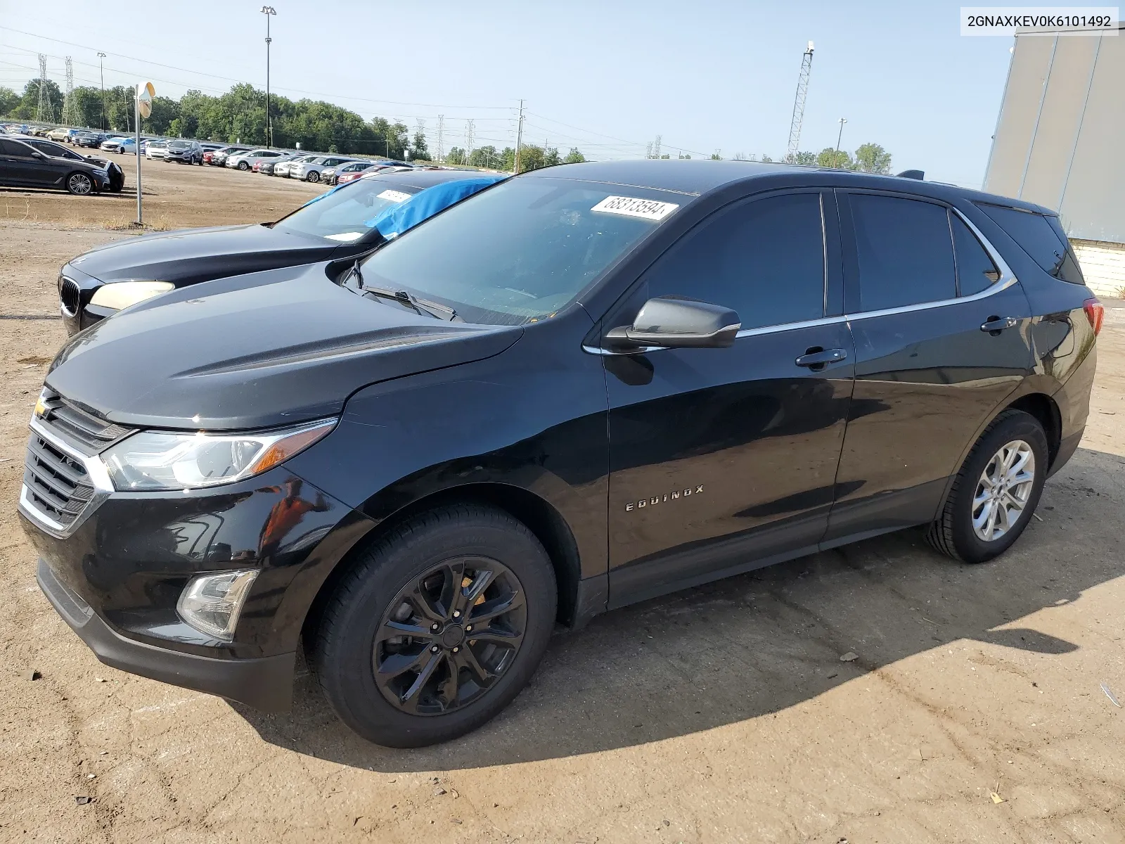 2019 Chevrolet Equinox Lt VIN: 2GNAXKEV0K6101492 Lot: 68313594