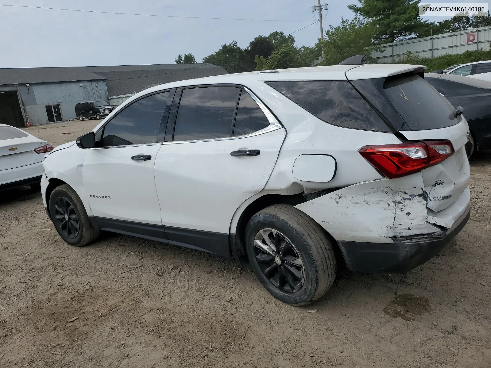 2019 Chevrolet Equinox Lt VIN: 2GNAXTEV4K6140186 Lot: 68455174