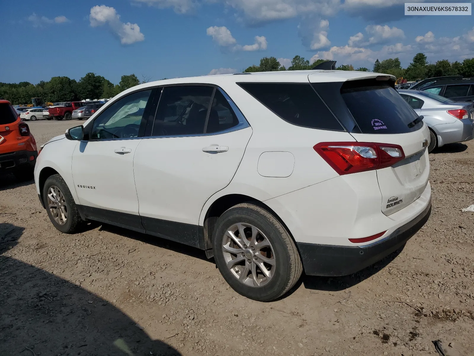 2019 Chevrolet Equinox Lt VIN: 3GNAXUEV6KS678332 Lot: 68488914