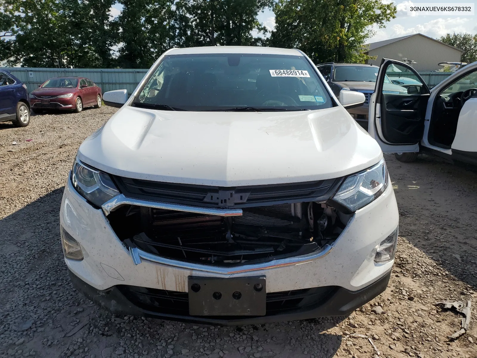 2019 Chevrolet Equinox Lt VIN: 3GNAXUEV6KS678332 Lot: 68488914