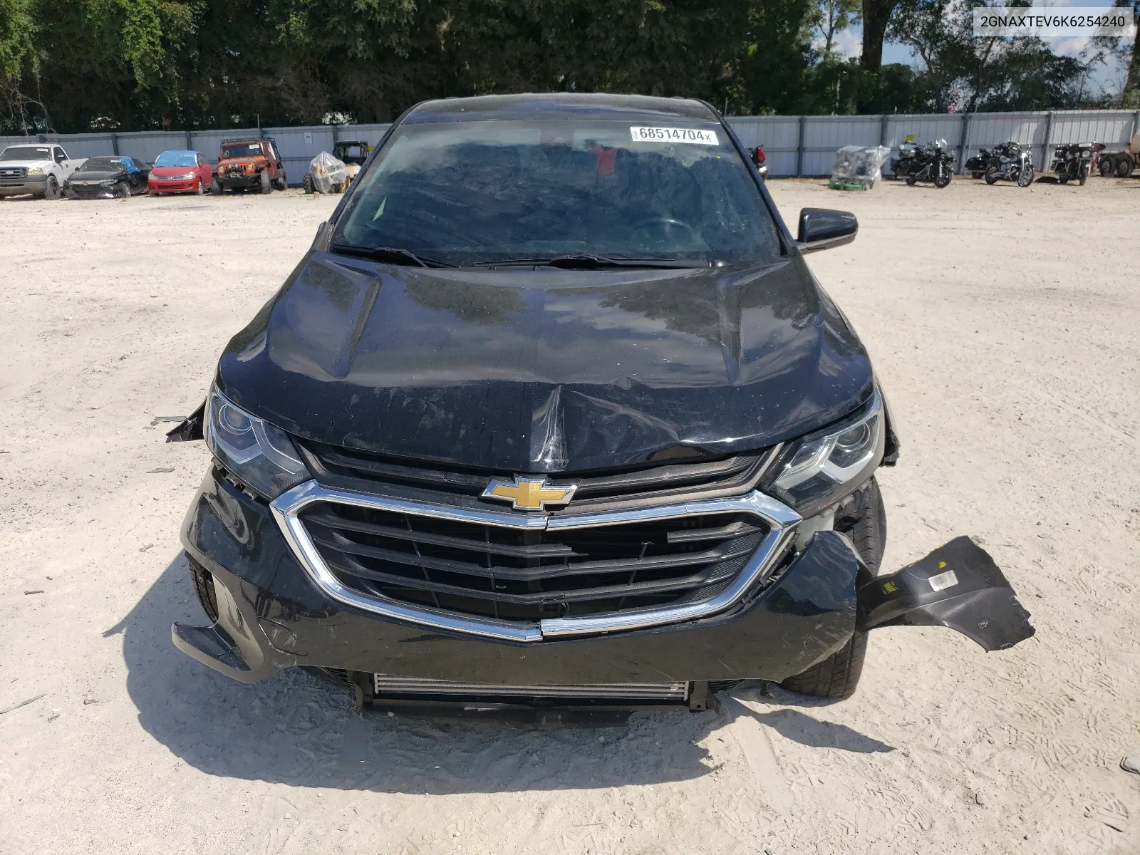 2019 Chevrolet Equinox Lt VIN: 2GNAXTEV6K6254240 Lot: 68514704