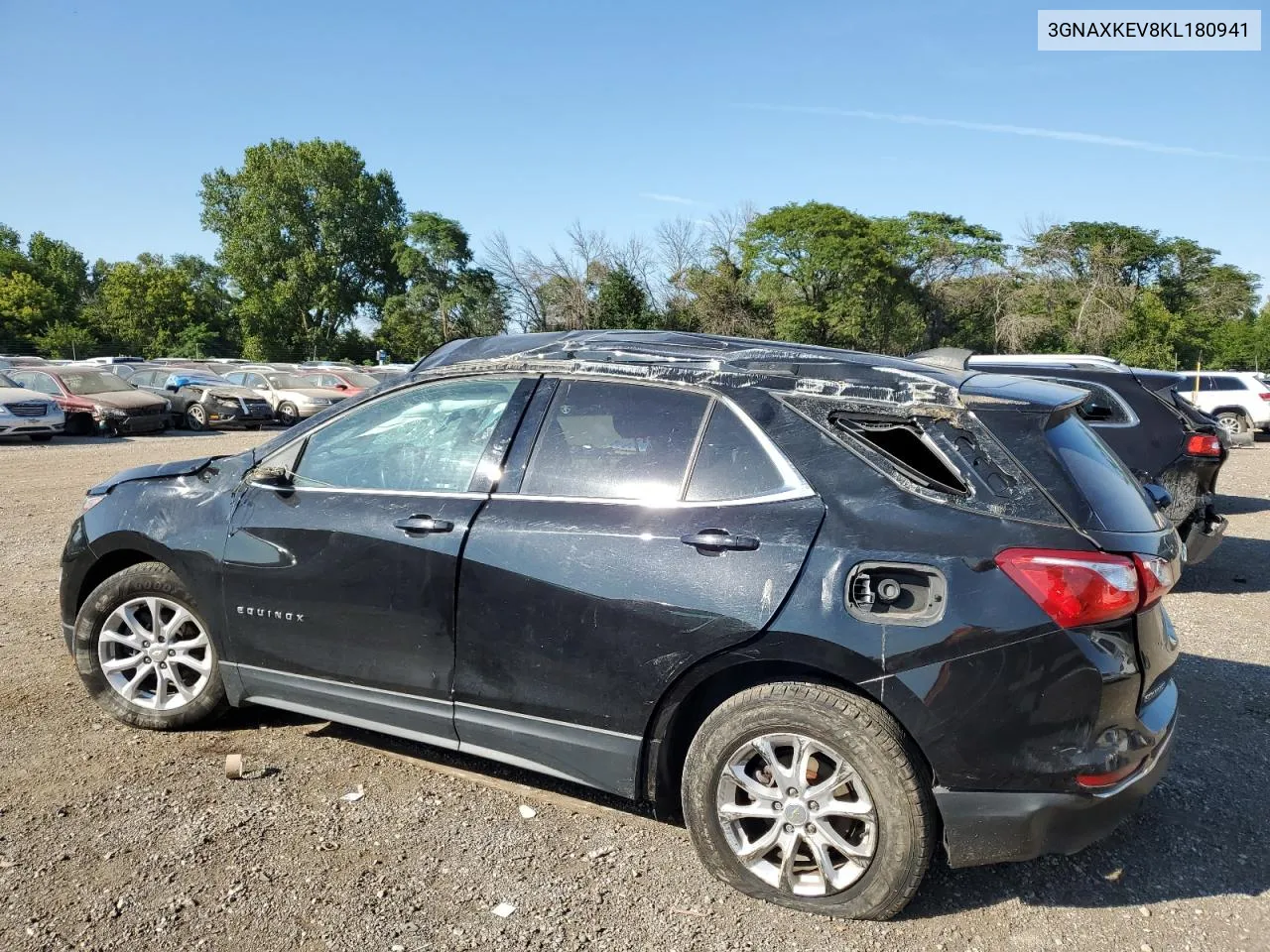 2019 Chevrolet Equinox Lt VIN: 3GNAXKEV8KL180941 Lot: 68567264