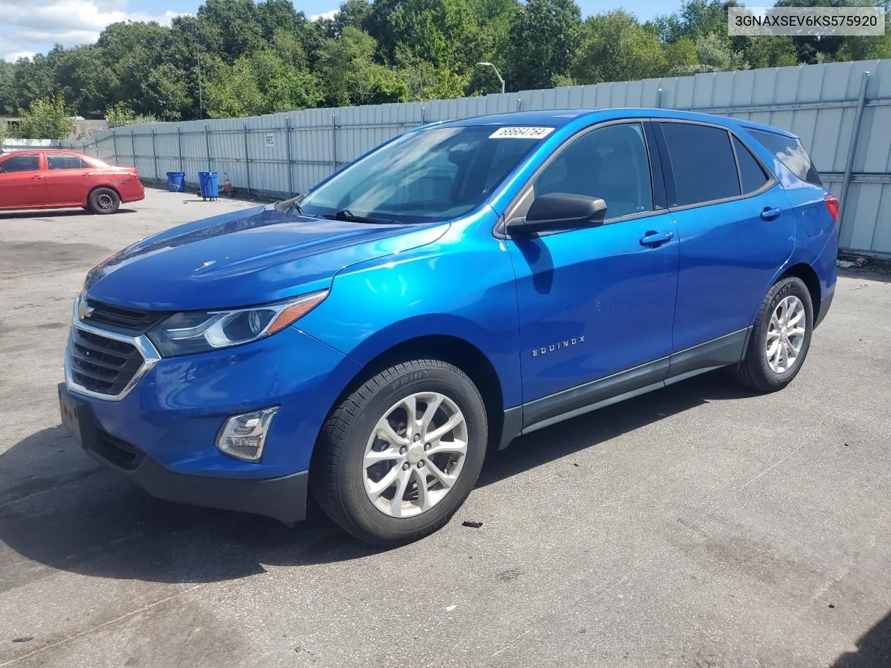 3GNAXSEV6KS575920 2019 Chevrolet Equinox Ls